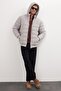 Men's Relax Fit Comfortable Cut Double Pocket Hooded Warm Fleece Lined Gray Coat - 4