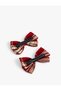 2-Piece Buckle Set with Bow Detail - 3