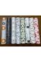 10 Meters X 45 cm Refrigerator Leaf Patterned Transparent Cabinet Interior, Drawer Shelf Cover Anti-Slip - 3
