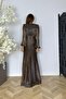 G1592 Maxi Design Evening Dress Bronze - 2