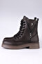 Eldor 501 Zipper Detail Lace up Boots