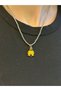 Steel Ladybug Pendant Women's Necklace 22 cm