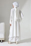 Bat Sleeve Aerobin Zühre Suit with Shawl Gift - 7