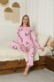 Hello Kitty Patterned Pink Color Pajama Set - 3
