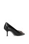 Elit Pm486 K217 Women's Classic Heeled Shoes Black - 4