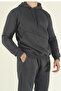 Men's Fleece Lined Tracksuit Set with Special Pockets Sweatshirt Jogger - Regular Soft Hoodie - 6