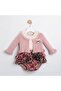 Baby Girl Rose Butt Ruffle 3-Piece Set Cmn-3738 - 3