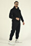 Men's Fleece Lined Tracksuit Set with Special Pockets Sweatshirt Jogger - Regular Soft Hoodie - 7