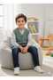 Boy's Thessaloniki Knitted Buttoned Sweater Vest Casual & Stylish Combination 5-8 Years Old - 5