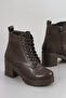 JVL 201 Lace-up Platform Heel Boots - 3