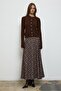 Rıva Knitted Cardigan Brown