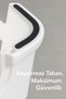 Non-Slip Extra Strong Luxury Multi-Purpose White Bathroom Stool - 4