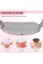 Portable Heating Pad – Period Heat Belt, 3 Temperature & Vibration Modes (Pink) - 6