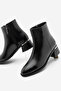 K9711 Women's Metal Heel Thick Heeled Boots