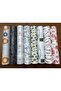 10 Meters X 45 cm Refrigerator Patterned Transparent Cabinet Interior, Drawer Shelf Cover Anti-Slip - 3