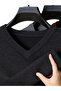 Textured V-Neck Comfortable Fit Men's Sweater - 3