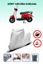 Gray Mondial 50 Turismo Compatible Motorcycle Cover, Protective Cover