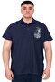Mode XL Large Size Men's T-Shirt Polo Sail Boat U25302 Indigo