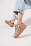 Lesnay Yan Embroidered Women's Genuine Leather Shoes Mink Suede - 2