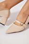 Talia Women's Heeled Shoes with Upper Belt, Patent Leather - 4