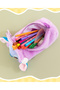 My Melody Melodi Labubu Plush Hanging Pen Holder Pencil Case Toy Bag Wallet Makeup Bag - 2