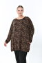 Women's Lycra Viscose Patterned Plus Size Tunic - 5