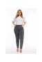 Plus Size Smoked Snow Wash Mom Jeans - 2