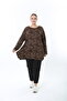 Women's Lycra Viscose Patterned Plus Size Tunic - 6