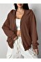 Women's Zippered Hooded Sweatshirt