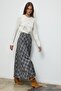 Lady Plaid Skirt Gray - 5