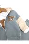 Baby Boy Teddy Bear Printed, Winter 3-Layer Quilted Jacket and Bottoms, Thin Badili (Likely a Brand or Style Name) 6-9-12-18-24 Months 3-Piece Set - 5