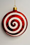 40 cm Giant Red White Candy Shiny Spiral Patterned Christmas Ornament Luxury Large Pine Tree Home Party Decor - 4
