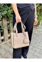 Women's New Season 3-Compartment Soft Leather Luxurious and Stylish Touch Hand & Shoulder Bag Shoulder Bag - 2