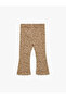 Baby Girl Leggings 7Wmg40003Ak Beige Patterned - 5