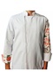 Chef Jacket Patterned Unisex Snap Fastener Long Sleeve Chef Cook Kitchen Jacket Candy Patterned