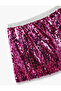 Sequined Skirt with Elastic Waist - 3