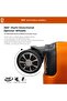 Robust 24" ABS Hard Luggage - Orange + 1-Year - 4