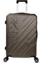 Robust 20" ABS Hard Luggage - Brown + 1-Year