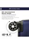 Protector 20" ABS Hard Luggage - Navy Blue + 1-Year - 4