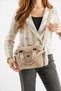 Waterproof Satin Fabric Women's Hand Shoulder Crossbody Bag - 2