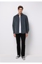 Regular Fit Shirt Neck Plain Men's Green Long Sleeve Shirt - 3