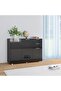 Sideboard High Gloss Black 107x35x80.5 cm