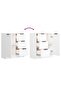 Sideboard White Engineered Wood - 5
