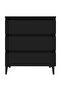 Sideboard Black 60x35x69 cm Engineered Wood - 2
