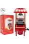 Mini Popcorn Maker | Automatic Popcorn Machine | Red Retro Model Popcorn Maker Household - 2