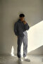 Men's 3-Ply Hooded Sweatshirt Tracksuit Set - 2