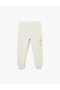 Fleece-Lined Jogger Sweatpants with Pocket Detail and Lace-Up Waist - 2