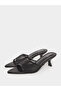 Sable Pointed Toe Mesh Mules - 2