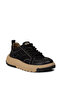 Men's Genuine Nubuck Black Sneaker Shoes - 6
