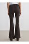 LCW Vision Elastic Waist Spanish Leg Women's Trousers - 4